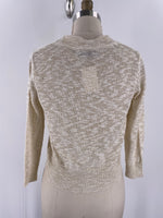 Jennifer Lopez Gold Metallic Cardigan, S