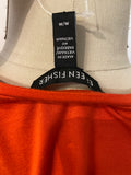 Eileen Fisher Red Tencel Tee, M