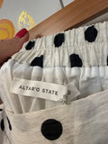 Altar'd State Polka Dot 30" Inseam Pants, S