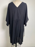 Lauren Ralph Lauren Black Swim Coverup, XL