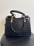 bebe Black Handbag, 9"x6"