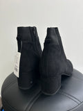 R2 Black Ankle Boots, 9