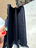 Vera Bradley Blue Pineapple Wallet