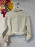 New Blank NYC White/Ivory Jacket, S