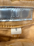 Kut from the Kloth Charlotte High Rise Culotte 26" Inseam Jeans, 6