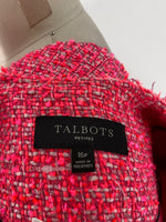 Talbots Pink Blazer Jacket, 16 Petite