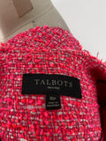 Talbots Pink Blazer Jacket, 16 Petite
