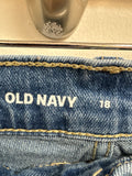 Old Navy 30" Inseam Wow Boyfriend Mid Rise Jeans, 18