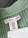 Sincerely Jules Green Cardigan, M