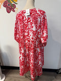 Emma & Michele Print Dress, 2X