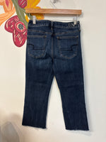 American Eagle Hi Rise Kick Crop Jeans, 4 Short