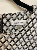 Calvin Klein White/Black Dress, 6