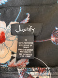 Justify Black Dress, 1X