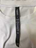 Vuori White Rib Knit Top, XL