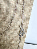 Silver Paperclip Necklace
