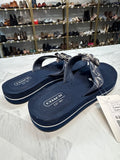 Coach Blue Jillian Sandals, 7