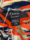 Cocomo Multicolor Skirt, 2X
