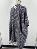 Wrap Navy Cardigan, One Size