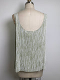 Alex Evenings 2pc Green/Silver Jacket + Top, 2X