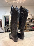 New Wild Fable Black Faux Leather Wide Calf Boots, 9