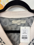 Loft Cream/Gray Sweater, XS