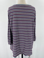 I.N. Studio Stripe Top, 2X