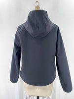 Asics Black Zip Front Hooded Jacket, M