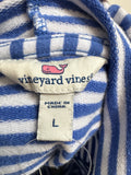 Vineyard Vines Blue Stripe Sweatshirt, L