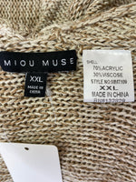 Miou Muse Brown Cardigan, XXL