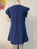 Simply Southern Blue Swim Coverup, S