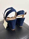 Loft Blue Wedge Shoes, 9.5