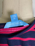 Draper James Blue/Pink Top, XL