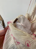 Free People Cream/Pink Dress, S