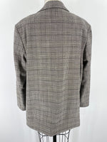 H&M Black Houndstooth Blazer Jacket, L