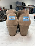 Toms Brown Wedge Shoes, 7.5