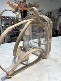 Missnine Clear Backpack, 11"x8"