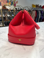 MCM Pink Satchel, 15.5"x9"x7.5"