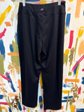 New 29" Inseam Yogipace Black Drawstring Pants, S