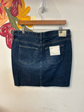 New AG Adriano Goldschmied The Erin Denim Skirt, 32 (14) (retail $168)