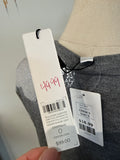 New Chico's Gray Foil Intarsia Sweater, S