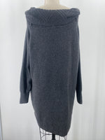 New Candie's Charcoal Off Shoulder Sweater Tunic, XXL