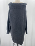 New Candie's Charcoal Off Shoulder Sweater Tunic, XXL