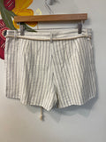 J. Crew Linen Belted Lined Shorts, 10