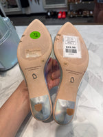 Elizabeth Damrich Silver/Clear Antonio Melani Kitten Heel, 7