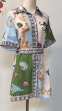 Blue Dress Cotton/Linen , S