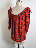 New Shyanne Cropped Red Top, L