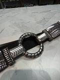 Chico's Black & Silver Metal Belt, M