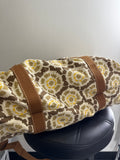 Fossil Brown Print Tote Bag, 18"x12"