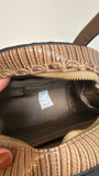 Brown Crossbody Bag, 7"x8"