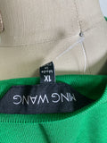 Ming Wang Green Top, 1X